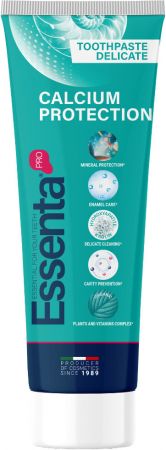 Зубна паста Essenta Pro Calcium protection 75 мл (8031447500053) | Фото 3