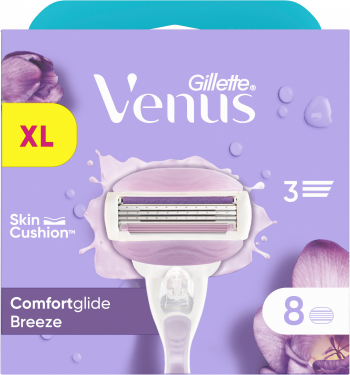 Змінні картриджі GILLETTE Venus Comfortglide Breeze 8шт (7702018886463) Купить сменный картридж для бритвенных станков Змінні картриджі GILLETTE Venus Comfortglide Breeze 8шт (7702018886463) | Фото 7