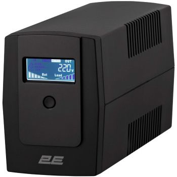 Купить источник бесперебойного питания (ИБП) ДБЖ 2E DD850, 850VA/480W, LCD, USB, 2xSchuko (2E-DD850) | Фото 1