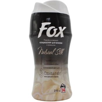 Кондиціонер для білизни в гранулах FOX Natural Silk парфумований 210 г (4440000538916) Купить кондиционер для стирки Кондиціонер для білизни в гранулах FOX Natural Silk парфумований 210 г (4440000538916) | Фото 1