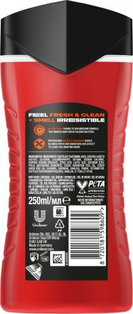 Шампунь-гель для душу AXE Sunset Fresh 250 мл (8720181598609) | Фото 2