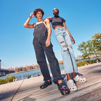 Крокси Crocs Classic 10001-001 37-38 (M5/W7) чорні (841158002429) | Фото 1