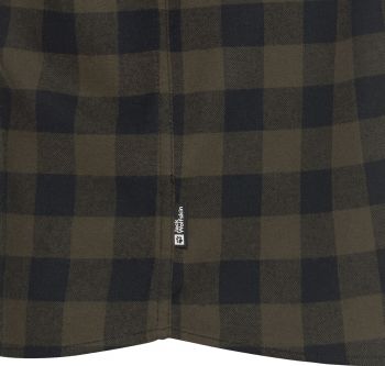 Сорочка чоловіча Jack Wolfskin Lite Flannel Shirt M A65026_T0328 M хакі/чорна (4064886563857) Сорочка чоловіча Jack Wolfskin Lite Flannel Shirt M A65026_T0328 M хакі/чорна (4064886563857) | Фото 1