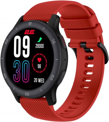 Купить умные часы Смартгодинник 2E Motion GT2 47mm Black-Red + ремінець зелений (2E-CWW21BKRD-WS) | Фото 5