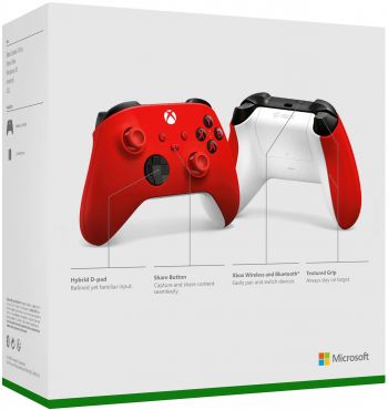 Геймпад MICROSOFT Xbox Wireless Controller Pulse Red (QAU-00012) | Фото 5
