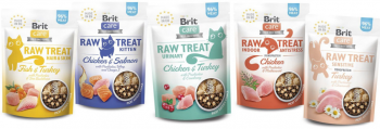Ласощі для кішок Brit Care Raw Treat Sensitive з індичкою 40г (8595602569571) Ласощі для кішок Brit Care Raw Treat Sensitive з індичкою 40г (8595602569571) | Фото 2