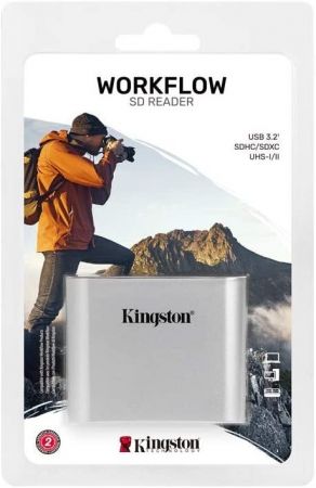 KINGSTON Workflow Dual-Slot SDHC/SDXC UHS-II Card Reader (WFS-SD) KINGSTON Workflow Dual-Slot SDHC/SDXC UHS-II Card Reader (WFS-SD) | Фото 4