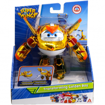 Ігрова фігурка-трансформер Super Wings Transforming Золотий Хлопчик (Golden Boy), (EU750231) | Фото 1