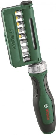 Викрутка BOSCH з тріскачкою та 18-ма насадками (1.600.A02.Z9A) Викрутка BOSCH з тріскачкою та 18-ма насадками (1.600.A02.Z9A) | Фото 3