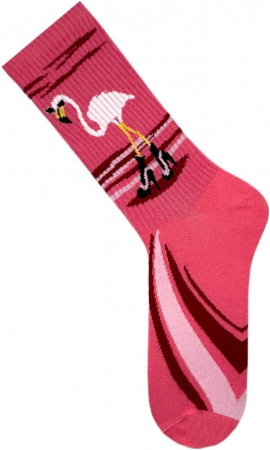 Шкарпетки жіночі Premier Socks Blask&white on pink 36-40 1 пара рожеві (4820203348886) | Фото 2