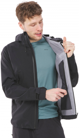 Куртка чоловіча для туризму Quechua MH500 8612171 S чорна (4194321_Quechua) | Фото 4