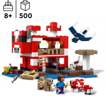 Купить конструктор Конструктор LEGO Minecraft Грибний будинок (21270) | Фото 6