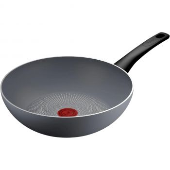Сковорода ВОК TEFAL Halo, 28см, сірий (C3121953) | Фото 1