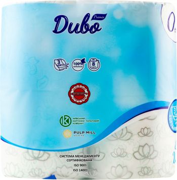 Туалетний папір Диво Premio Waterlily 3 шари 8шт (4820003837740) | Фото 3