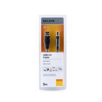 BELKIN USB 2.0 AM/BM DSTP, 3M,DEVICE (F3U154bt3M) | Фото 2