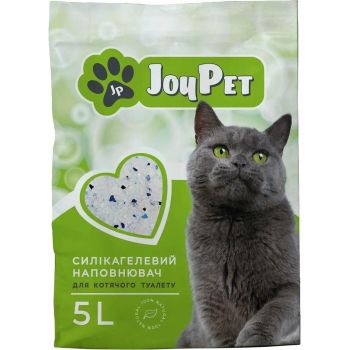 Наповнювач для котячих туалетів JoyPet, силікагелевий 5л/2,1кг (4820277660020) | Фото 1