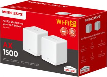 Система WiFi-Mesh MERCUSYS Halo H60X AX1500, 3xGE LAN/WAN, 2мод (HALO-H60X-2-PACK) | Фото 7