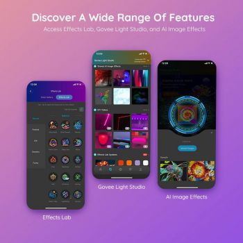 Стрічка світлодіодна розумна Govee H618С RGBIC Basiз Wi-Fi + Bluetooth LED Strip Light (H618C3D1) Стрічка світлодіодна розумна Govee H618С RGBIC Basiз Wi-Fi + Bluetooth LED Strip Light (H618C3D1) | Фото 13