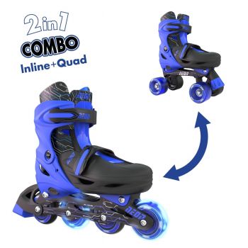 Ролики NEON COMBO SKATES Синій (Розмір 34-37) (NT10B4) | Фото 1