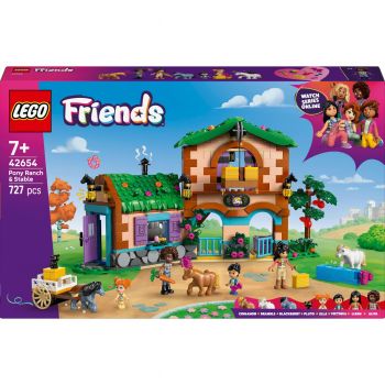 Купить конструктор Конструктор LEGO Friends Ранчо і стайня поні (42654) | Фото 1
