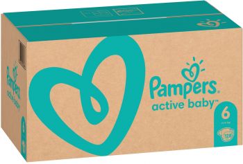 Підгузки PAMPERS Active Baby Giant (13-18 кг) Мега Супер 128 шт (8006540032688) | Фото 3