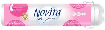 Диски ватні косметичні NOVITA Soft 120 шт (4744246013153) | Фото 3