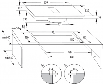 Варильна поверхня індукційна GORENJE HET949BSC Варильна поверхня індукційна GORENJE HET949BSC | Фото 3