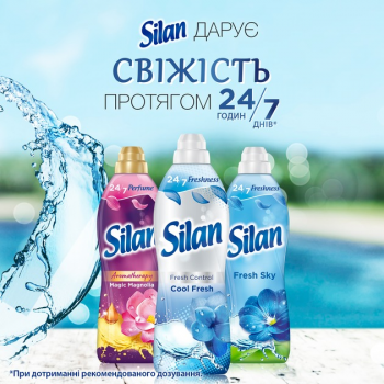Кондиціонер для білизни Silan Fresh Control Cool Fresh 2772 мл (9000101582475) | Фото 3