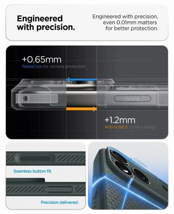 Чохол Spigen для APPLE iPhone 17 Pro Liquid Air Matte Black (ACS10331) | Фото 12