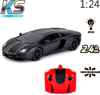 Автомобіль KS Drive на р/к Lamborghini Aventador Lp 700-4 (1:24, 2.4Ghz, Чорний) (124GLBB) Автомобіль KS Drive на р/к Lamborghini Aventador Lp 700-4 (1:24, 2.4Ghz, Чорний) (124GLBB) | Фото 6