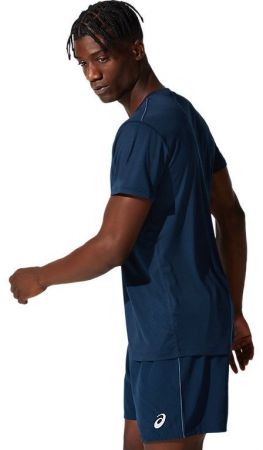 Футболка чоловіча Asics Core Top 2011C334-402 M синя Футболка чоловіча Asics Core Top 2011C334-402 M синя | Фото 5