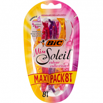 Бритва без змінних картриджів BIC Miss Soleil Colour collection 8 шт (3086123437739) Бритва без змінних картриджів BIC Miss Soleil Colour collection 8 шт (3086123437739) | Фото 1
