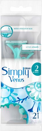 Бритва без змінних картриджів Gillette Venus Simply 2, 2шт (8700216143653) | Фото 2
