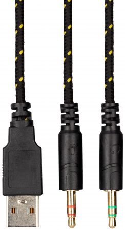 Ігрова гарнітура 2E Gaming HG300 LED 3.5mm Black (2E-HG300BK) Ігрова гарнітура 2E Gaming HG300 LED 3.5mm Black (2E-HG300BK) | Фото 6