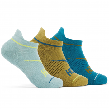 Шкарпетки HOKA ( 1122930 ) NO-SHOW RUN SOCK 3-PACK 2024 Sherbet / Limestone / Dazzing Blue 34-38 мул | Фото 1