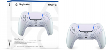 Бездротовий геймпад SONY DualSense для PS5 Chrome Pearl (1000044446) | Фото 5