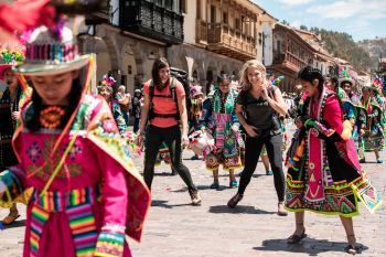 Легінси жіночі для трекінга Forclaz Travel 500 надміцні 8642109 L чорні | Фото 6