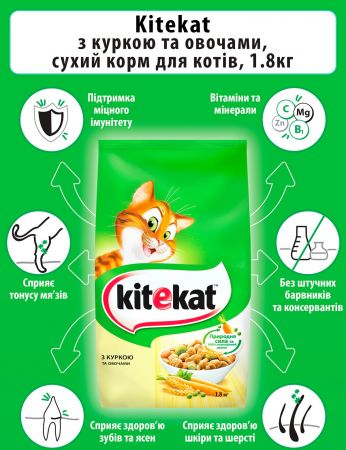 Kitekat Курка з овочами 1.8кг (5900951137884) | Фото 5