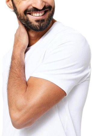 Футболка чоловіча Domyos Spotree 100 8667940 L біла (4379005_Domyos) | Фото 6