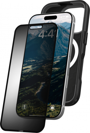 Захисна плівка анти-шпигун UAG для Apple iPhone 16 Pro, Removable Privacy, Glass - Tint (14436811NA) Захисна плівка анти-шпигун UAG для Apple iPhone 16 Pro, Removable Privacy, Glass - Tint (14436811NA) | Фото 5