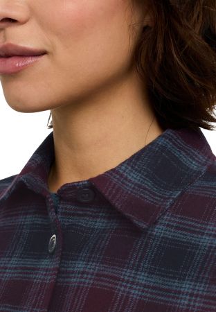 Сорочка жіноча Jack Wolfskin Baja Flannel Shirt W A65077_T0003 L сливова/синя (4064886563895) Сорочка жіноча Jack Wolfskin Baja Flannel Shirt W A65077_T0003 L сливова/синя (4064886563895) | Фото 1