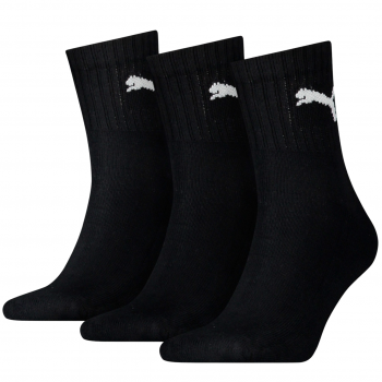 Шкарпетки Puma Short Crew 3P Unisex 906110-02 35-38 3 пари чорні | Фото 1