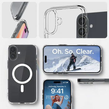 Чохол Spigen для APPLE iPhone 16, Ultra Hybrid MagFit, White (ACS08205) Чохол Spigen для APPLE iPhone 16, Ultra Hybrid MagFit, White (ACS08205) | Фото 4