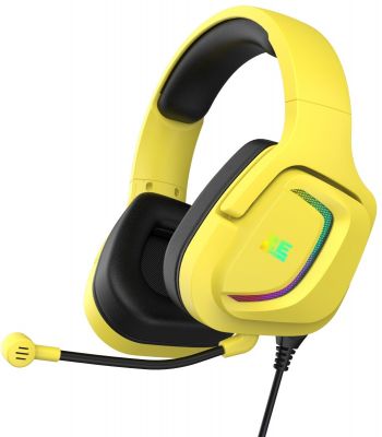 Ігрова гарнітура 2E Gaming HG340 RGB USB 7.1 Yellow (2E-HG340YW-7.1) | Фото 1