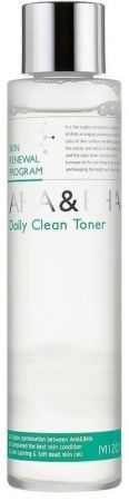 Тонер для обличчя Mizon Aha&Bha Daily Clean Toner від чорних цяток 150 мл (8809663751838) | Фото 2