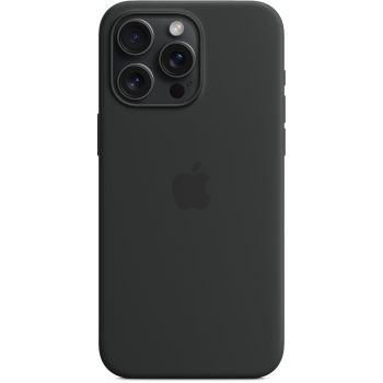 Чохол APPLE для iPhone 15 Pro Max Silicone Case with MagSafe Black (MT1M3ZM/A) | Фото 1