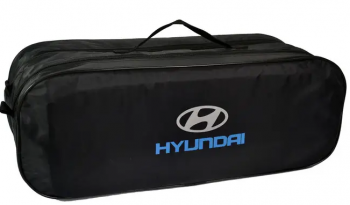 Сумка-органайзер Poputchik у багажник Hyundai Чорна 50х18х18см (03-019-2Д) | Фото 1