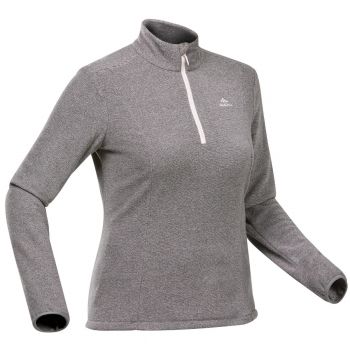 Флісова кофта жіноча для гірського туризму Quechua MH100 966817 XL сіра (4097232_Quechua) Флісова кофта жіноча для гірського туризму Quechua MH100 966817 XL сіра (4097232_Quechua) | Фото 1