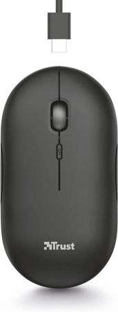 Миша TRUST Puck Rechargeable Ultra-Thin BT WL Silent Black (24059_TRUST) Миша TRUST Puck Rechargeable Ultra-Thin BT WL Silent Black (24059_TRUST) | Фото 10