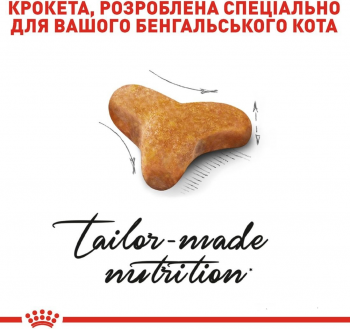 Сухий корм для котів породи Бенгал Royal Canin Bengal Adult 2кг (3182550864091) Сухий корм для котів породи Бенгал Royal Canin Bengal Adult 2кг (3182550864091) | Фото 4